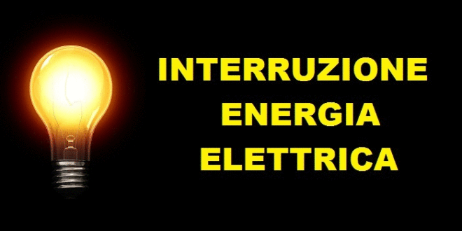 CHIUSURA SCUOLE PER INTERRUZIONE DI ENERGIA ELETTRICA